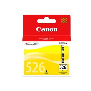 Cartridge Canon CLI-526Y, 9ml  - originální (4543B001) žltá cartridge • inkoustová • žlutá barva • pro tiskárny Canon • kapacita cca 400 stran