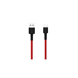 Kábel Xiaomi Mi USB/USB-C, 1m (18863) červený dátový kábel • USB-C • USB • opletený • odolné spracovanie • dĺžka 1 m