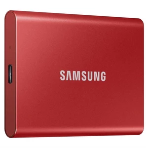 SSD externý Samsung T7 1TB (MU-PC1T0R/WW) červený externé SSD • kapacita 1 TB • USB 3.2 Gen 2 (10 Gbps) • technológia PCIe NVMe • prenosová rýchlosť a