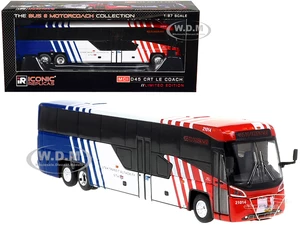 MCI D45 CRT LE Coach Bus "Utah Transit Authority" Destination "455 To Ogden/WSU" "The Bus &amp; Motorcoach Collection" 1/87 (HO) Diecast Model by Ico