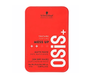 Matující stylingová pasta se střední fixací Schwarzkopf Professional Osis+ Mess Up - 100 ml (2797884, 2873088) + dárek zdarma