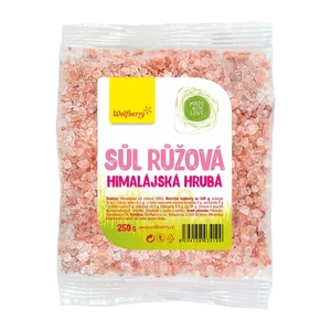 WOLFBERRY Himalájská sůl růžová hrubá 250 g