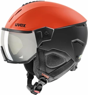 UVEX Instinct Visor Fierce Red/Black Mat 56-58 cm Casque de ski