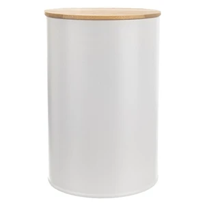 ORION Dóza plech / bambus 9,5 cm Whiteline 1 kus