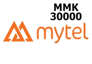 Mytel 30000 MMK Mobile Top-up MM