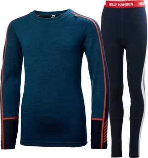 Helly Hansen Juniors Lifa Merino Midweight Base Layer Set Deep Dive 128/8