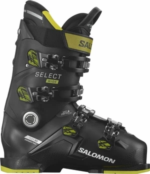 Salomon Select 80 Wide Black/Acid Green/Beluga 26/26,5 Alpin-Skischuhe