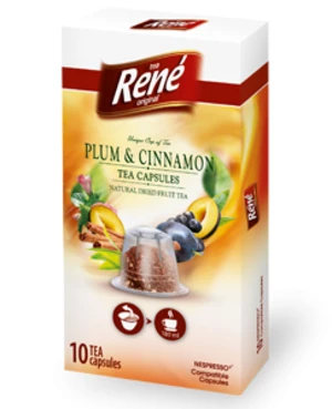 Café René Tea Plum & Cinnamon (Čaj Švetska a skořice)