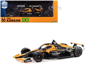 Dallara IndyCar 66 Tony Kanaan "SmartStop Self Storage" Arrow McLaren "Final Indianapolis 500 Start" "NTT IndyCar Series" (2023) 1/18 Diecast Model C