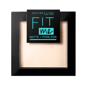 Maybelline Fit me Matte + Poreless odstín 105 Natural Ivory matující pudr 9 g