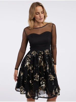 Orsay Black women's dress with sequins - Women's