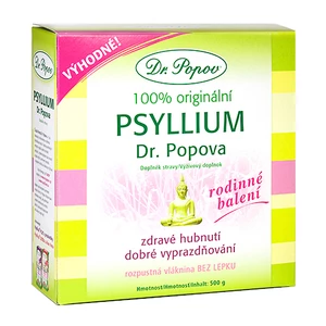 Dr.Popov Psyllium indická rozpustná vláknina 500 g