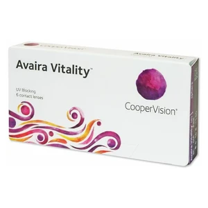 COOPERVISION Avaira Vitality měsíční 6 čoček, Počet dioptrií: -5,00, Průměr: 14,2, Zakřivení: 8,4, Počet kusů v balení: 6 ks