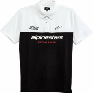 Alpinestars Paddock Polo Black/White 2XL Camiseta de manga corta