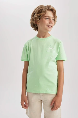 DEFACTO New Regular Fit Printed Short Sleeve T-Shirt