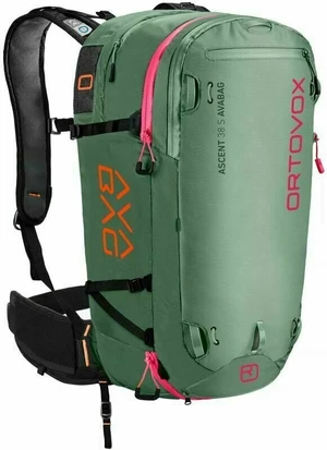 Ortovox Ascent 38 S Avabag Green Isar Lyžařský batoh