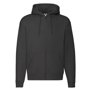 Black Men's Hoodie Premium Fruit of the Loom