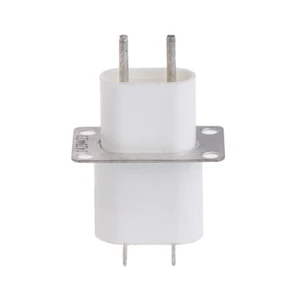 2pcs Electronic Microwave Oven Magnetron W/ Through-core Capacitor Pin Sockets Converter Home Microwave Magnetron Sockets Pins