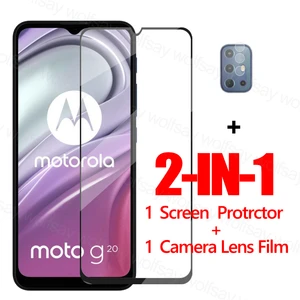 Full Glue Glass For Motorola Moto G20 Screen Protector Tempered Glass For Motorola Moto G20 Protective Phone Film For Moto G20