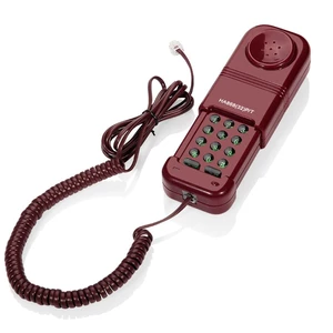HA868(32)P/T DesktopTelephone Landline Telecom Wth Telescopic Cover, Electronic Ringtones, Support Dual Tone Dialing, Redial