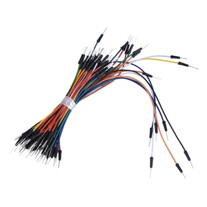 65pcs Breadboard Protoboard Jumper Wires Solderless Flexible Male to Male Cable Kit