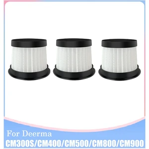 3Piece HEPA Filter Replacement Accessories For Deerma CM300S/CM400/CM500/CM800/CM900 Mite Remover