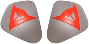 Dainese Protections d'épaule Kit Shoulder Sport Alum Aluminium/Fluo Red UNI