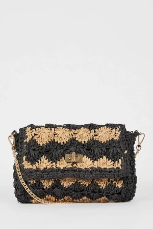 DEFACTO Wicker Cross Bag