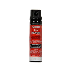 Obranný sprej Crossfire 5.0 MK-4 Sabre Red®, Prúd (Farba: Červená / čierna)