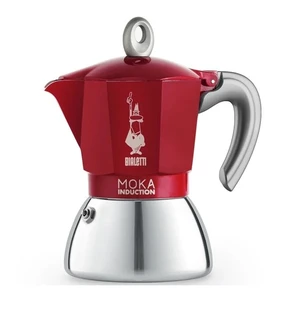 Moka konvice Bialetti Moka Induction 6 šálků Red NEW,Bialetti Moka Induction 6 šálků červená NEW