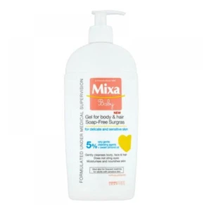 MIXA Baby mycí gel 2v1 na tělo a vlásky 400 ml