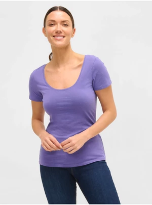 Purple basic T-shirt ORSAY - Women