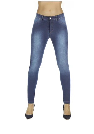 Bas Bleu Women's pants TIMEA jeans modeling buttocks shaded