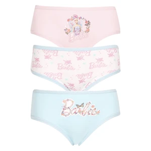 3PACK Girls Panties E plus M Barbie multicolor