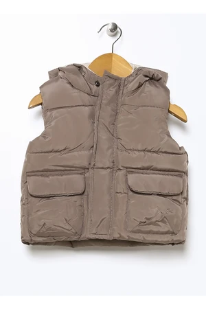 Koton Plain Light Brown Baby Vest 3wmb20006tw