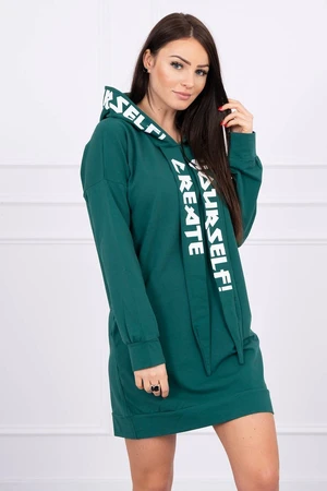 Oversize Dress Dark Green