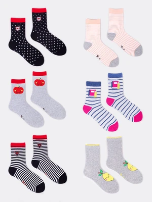 Yoclub Kids's 6Pack Socks SKA-0006G-AA00-007