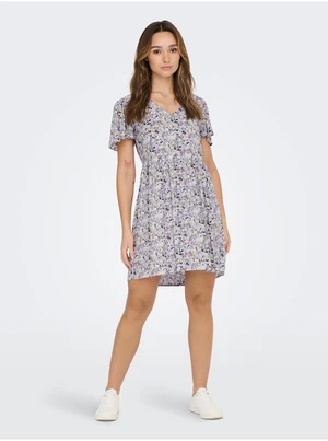 White Floral Dress JDY Gaya - Women