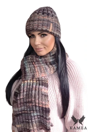 Set da donna Kamea Kamea_Set_Hat&Scarf_K.21.236.11_Brown