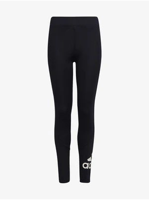 Dark blue girly leggings adidas Performance - unisex