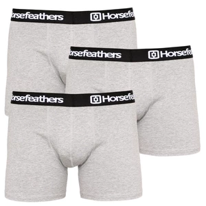 3PACK Mens Boxers Horsefeathers Dynasty Heather Gray