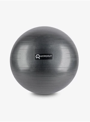 Black Gym Ball 75 cm Worqout Gym Ball - unisex