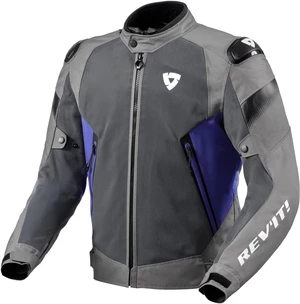 Rev'it! Jacket Control Air H2O Grey/Blue 2XL Textiljacke