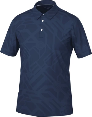 Galvin Green Maze Mens Breathable Short Sleeve Shirt Navy M