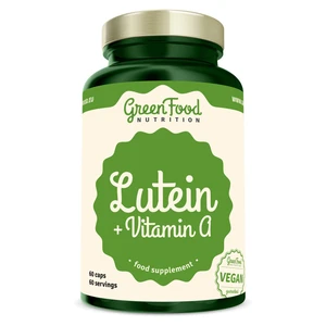 GREENFOOD NUTRITION Lutein + vitamin A 60 kapslí