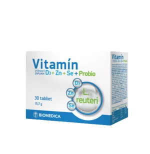 Biomedica Vitamín D3+Zinok+Selén+Probio 30 tabliet
