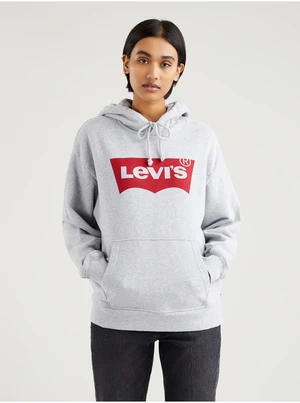 Svetlošedá dámska mikina s kapucňou Levi's®