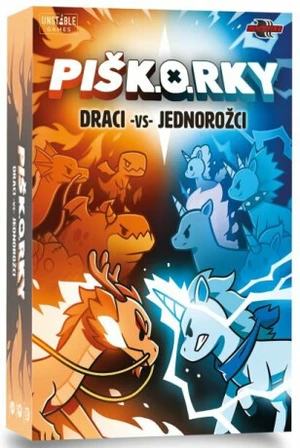 PIŠK.O.RKY: Draci vs Jednorožci - párty hra