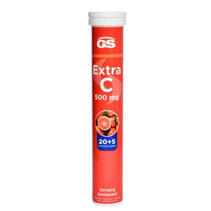 GS Extra C 500 červený pomeranč, 20+5 šumivých tablet
