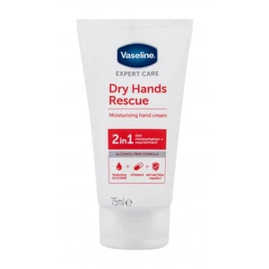Vaseline Dry Hands Rescue 2in1 75 ml krém na ruky unisex